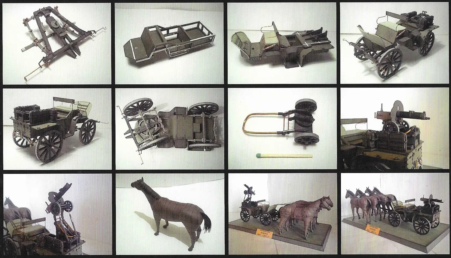 Guľomet tachianka model 1925 s 5 koňmi